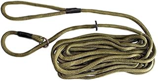 Dog & Field Training Lead - 6 meter Long Training / Exercise Lead - Super Soft Braided Nylon - Train or Exercise Your Dog Whilst Remaining in Full Control