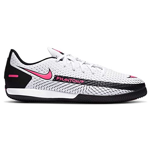Nike Phantom Gt Academy IC Futsal Shoe White/Pink Blast-Black 3