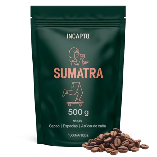 Los 10 mejores cafés en grano Sumatra Incapto Café en Grano de Especialidad 500g | Origen Sumatra | 100% Arábica | Specialty Coffee 85 puntos SCA | Tueste Natural y Artesanal | Finca Aceh, Trenggiling