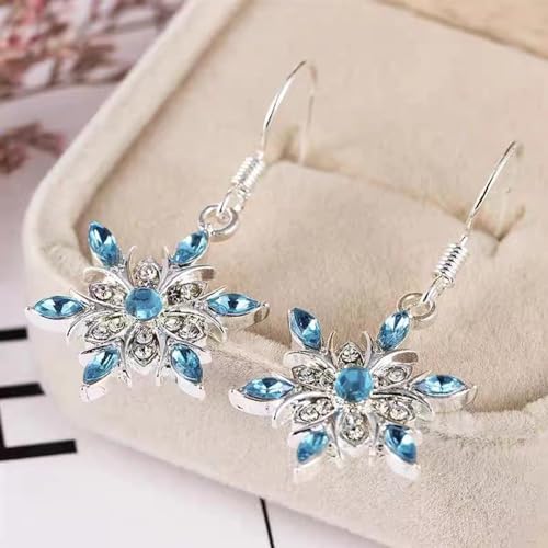 Christmas Snowflake Earrings Snowflake Dangle Drop Earring for Women or Girls Jewelry Gifts3
