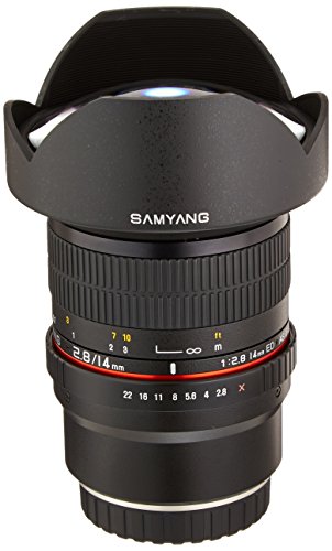 Samyang SY14M-FX 14 mm F2.8 Ultra Wide Objektiv für Fuji X Mount Kameras