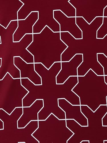 Image of Parx Men Regular Fit Print Pattern Rayon Blend Half Sleeve Polo Neck Casual T-Shirt