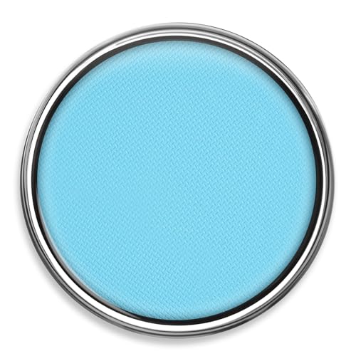 AOOWU Maquilhagem profissional e corporal, pintura facial e corporal 30 g, base de água pastilha Aquacolor individual maquilhagem carnaval Halloween cosplay para adultos e crianças (azul lago)