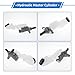 VekAuto 1 Pcs Brake Master Cylinder for Mazda 3 2014-2018 Durable Aluminum Alloy,Plastic Engine Compartment Hydraulic Master Cylinder with Reservoir