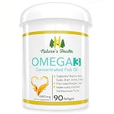 Nature's Health Omega 3 – Naturally Boost Cognitive Functions & Support Healthy Cholesterol Levels –