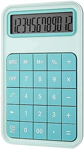 Amazon Co Jp 正確なコンピューター 大型ボタン計算機12桁のlcdオフィス電卓の大規模なディスプレイのlcdオフィス電卓ホームカウンターターコイズ 色 ターコイズ Color Turquoise 文房具 オフィス用品