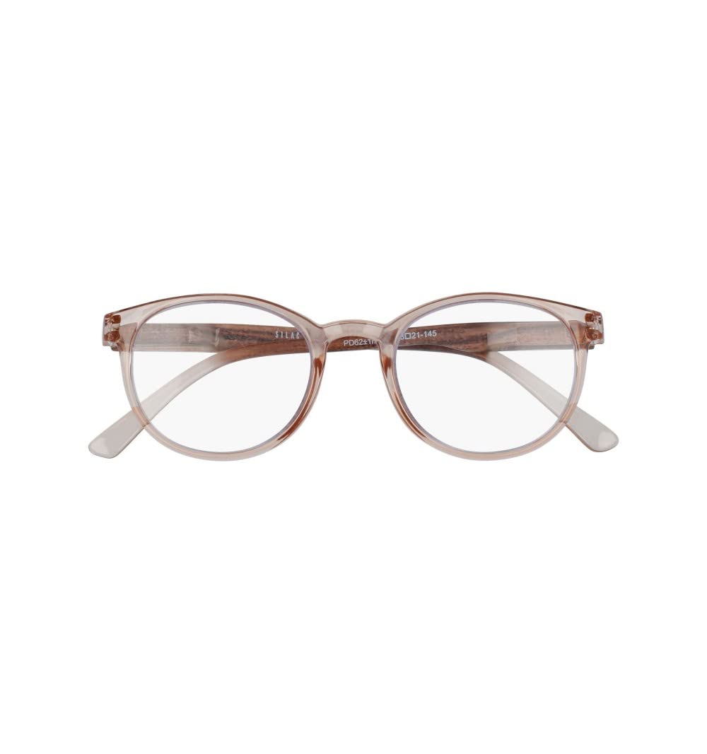 SILAC - Pink Cristal 7402 - Leesbril met grote ovale glazen voor dames - vergrotende bril unisex licht en robuust - dioptrieën 2.00 - roze transparant, roze, 2.00 SILAC - Pink Cristal 7402 - Leesbril met grote ovale glazen voor dames - vergrotende bril unisex licht en robuust - dioptrieën 2.00 - roze transparant, roze, 2.00