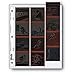 Archival 120 Size Negative Pages Holds Three Strips of Four 6 x 6 Frames, Pack of 25