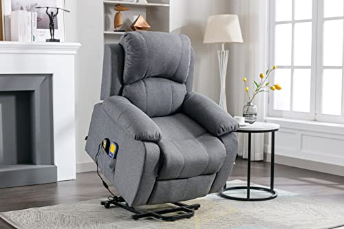 Astan Hogar Sillón Relax con Función Auto-Ayuda (Levanta Personas), Reclinación Eléctrica, Masaje Y Termoterapia, Modelo Ramón AH-AR30920GR - imagen 2