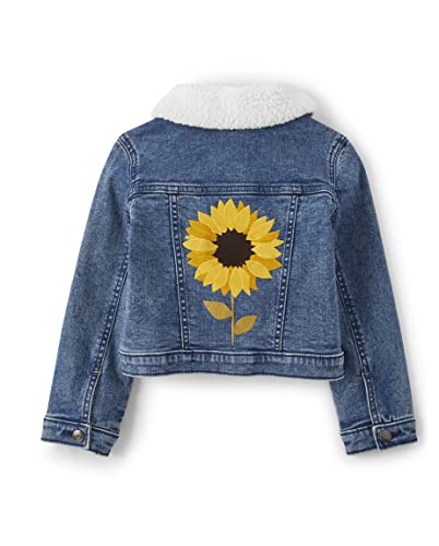 Gymboree Girls And Toddler Embroidered Denim Jackets, Harvest Sunflower, 5T (3033317) #TOP2