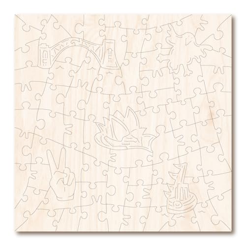 Victory Wooden Puzzles – Sydney Harbour Jigsaw Puzzle for Adults - 78 Pieces. Premium Linden Wood Puzzle in Metal Storage Tin with Special 'Whimsical' Shaped Pieces. - Image 3