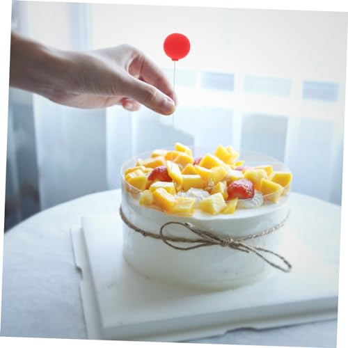 Totority 30 Peças Decoração De Balão De Arco-Íris Lindos Balões De Bolo Palhetas De Balão Enfeites D