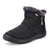 NINESTAR Snow Boots for Women Girls Snow Boots Womens Snow Boots Winter Warm Shoes Side Zip Water Pr