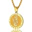 05. St Christopher|Round|Gold