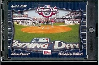 2007 Topps #OD2 Citizens Bank Park Philadelphia Phillies Opening Day Baseball Card - Mint Condition - In Protective Display Case !