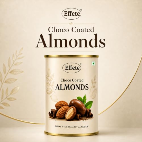 Image of Effete Choco Coated Almonds - 96gm, Chocolaty Dryfruits chocolates packet, Chocolicious Almonds, center filled chocolate, center filled candy, chocolates gift pack, chocolate box