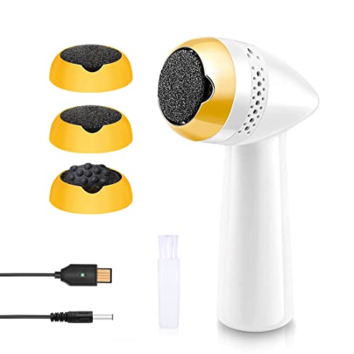 SUYOOULIN Electric Callus Remover for Feet, Upgraded Foot Callus Remover 3000 RPMs, Rechargeable Vacuum Foot Grinder,Pedicure Foot File Callus Remover for Cracked Heels Hard Skin