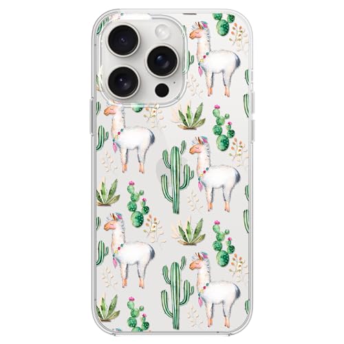 Coque iPhone 15 Pro silicone transparente souple antichoc alpaga