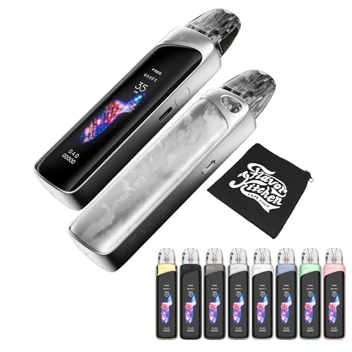 【G4 PRO】ユーウェル CALIBURN G4 PRO カリバーン ジーフォープロ|スマートタッチ|GPPカートリッジ|1800mAh|FlavorKitchenオリジナルミニポーチ同梱|電子タバコ VAPE ベイプ スターターセット (Pearl S