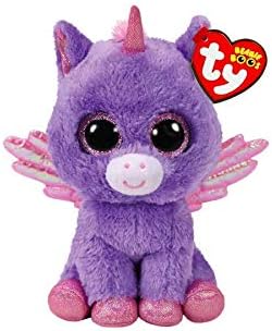 Ty Athena The Unicorn Beanie Boo - Small - Claire's Exclusive - Plus Bonus Beanie Boo Sticker!