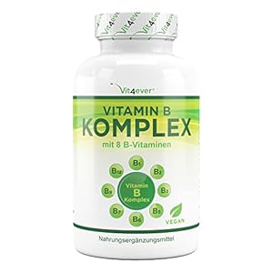 Vitamine B Complex – 365 Tabletten – Alle 8 B Vitamines in 1 Tablet – Vitamine B1, B2, B3, B5, B6, B12, Biotine…