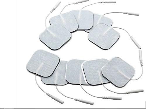 Shakuntla Set of 4 Bi-Self Adhesive Electrodes, Pads for Tens, Massager and Accpressure (5 X 5 cm) 4 41WHWqqqc4L