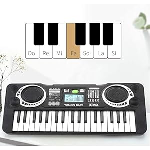 dakeruk Piano for Kids, Electronic Keyboard Piano 37 Keys, Kids Piano Keyboard with Microphone, Multifunctional Keyboard…