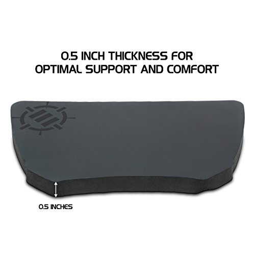 Enhance Gaming Mouse Wrist Rest - Firm Wrist Pad For Pc Gamers And Esports Professionals With Ergonomic Support, Non-Slip Rubber Backing, Anti-Fray Design - Great For Gaming Or Office Use #TOP2