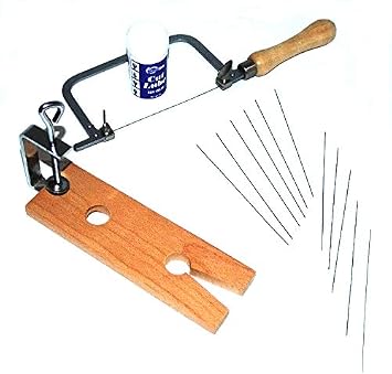 Jewelers Or Crafters Saw Kit with Blades, Cutting Lube & Vise