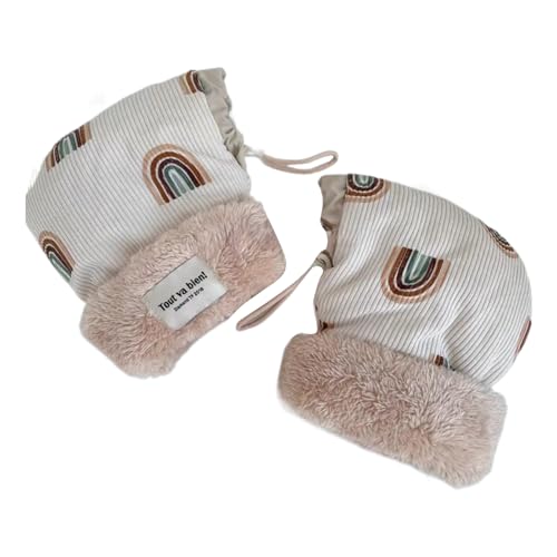 Storage Bag Guantes de invierno para niños, multiusos, gruesos, cálidos, suaves, para niños y niñas, regalo de calor, forro polar, forro polar, equipo para exteriores