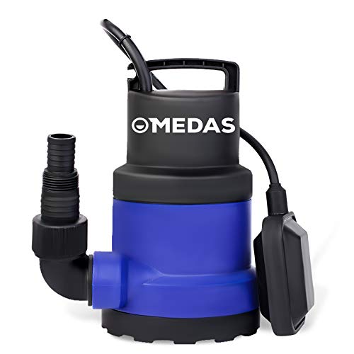 MEDAS 3 4 HP 550W 3030GPH Electric Submersible Pump Portable Sump Pumps Clean Water Pump w Float Switch for Pool and Pond Draining Garden Pool in Clean Water