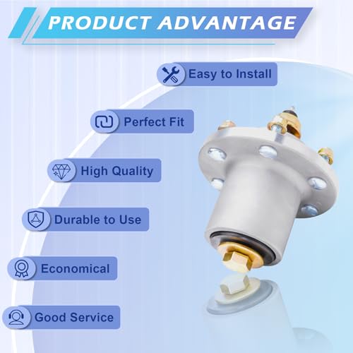 JXJKCZ 00200262 Spindle Assembly Fit for 32" 36" 48" 52" 61" Deck Ariens Gravely Pro Walk Pro Stance Pro Zoom Great Dane Chariot Lawn Mower Replaces OEM D18030 200262 200041 3 Pack by JXJKCZ - Used condition - Image 4