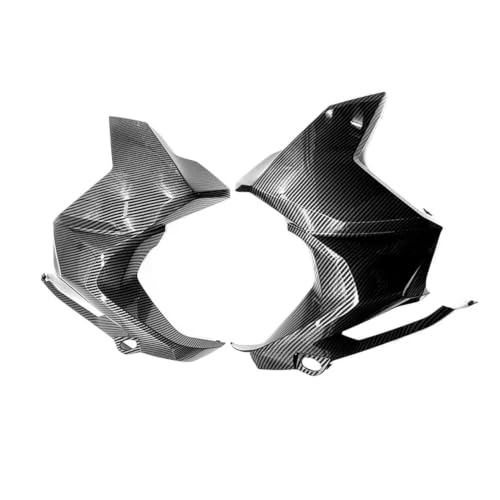 Carénage pour Honda ADV 160 : cadre de phare et couvercle latéral aspect carbone 2023-2024