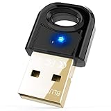 1.【BLUETOOTH 5.0-ADAPTER】Der Bluetooth-Adapter 5.0 verfügt über einen leistungsstarken Chip, mit dem die maximale Übertragungsrate 3 Mbit / s und die offene Übertragung erreichen kann. Die Raumentfernung kann 10 m (33 Fuß) erreichen. Es hat die Datenübertragungsrate der Bluetooth-Technologie erheblich verbessert, schneller als Bluetooth 4.0.