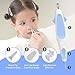 HubiBaby 3 in 1 Baby Nose Cleaning Tweezer Booger Remover and Baby Ear Wax Removal Tool with Soft Silicone Dual Ear Wax and Safe Nasal Picker for Newborns Infants & Toddlers