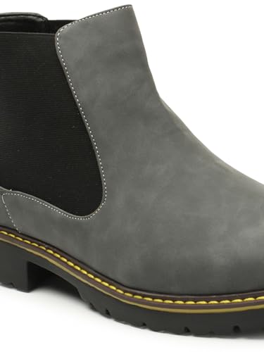 Image of Carlton London Men's Classic Suede Slip On Chelsea Ankle Boots