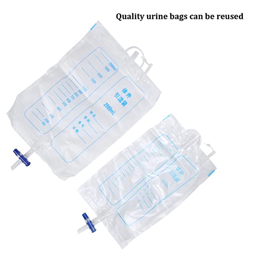Portable Urinal, Elderly Silicone Urine Collector Urinals For Men Urine Bag Urinal Pee Holder For Men Male Wearable Urine Collection Catheter Drainage Bag Adults Urinal With Urine Catheter Bags #TOP7