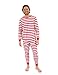 Leveret Men's Pajama Red & White X-Large