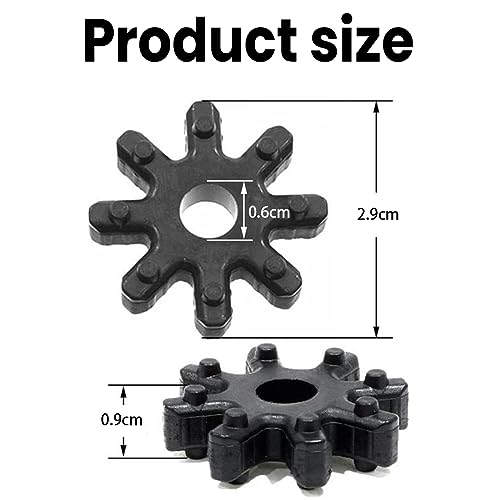 JNNJ 4 Stück Auto Lenksäulenkupplung, 563152K000FFF Flexible Kupplung, Kupplung Lenkkupplung Kunststoff, Lenkkupplung Lenksäule Zahnrad Zwischenhebel Buchse Koppler