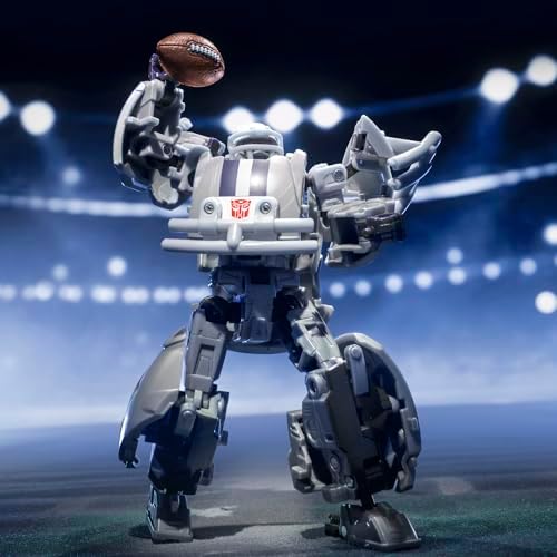 Transformers NFL Dallas Cowboys Starblitz 5.5-Inch Action Figure Changes from Robot to Helmet, Football Toys for Ages 8+ - 2