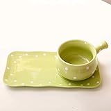 Gute Schüssel Zhao SHOP-5in Porzellanschale 600ml Backform mit Griff für Restaurant Home Breakfast Desserts