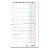 DAYS LINK 1年連結カレンダー ポスター 1枚 (2025年 7月始まり 月曜始まり) 大きい 壁掛け 令和7年 1Y-25-07MON (パステル, 特大（A1変形）)