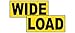 ComplianceSigns.com Wide Load Sign, 36x6 inch Magnetic for Transportation