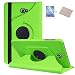 Produktbild FULOZO® Samsung Galaxy Tab A6 10.1" (2016) T580/T585 Hülle Case-360 Grad Rotations PU Ledertasche Smart Cover mit Standfunktion für Samsung Galaxy Tab A 10.1 Tablet+Display Schutzfolie(Grün)