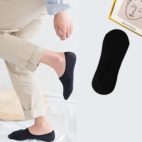 Kit com 05 Pares De Meias Masculina Cano Curto Invisível Sapatênis Em Algodão (Cinza)