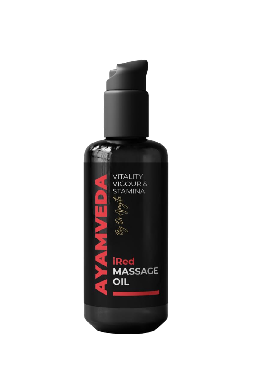 AyamVeda I-RED By Dr.Ajayitas - Massage Oil For Mens Strength And Stamina Destroyer Of Weakness (60 Days Pack) (B0BYN82TG2) Amazon Price History, Amazon Price Tracker