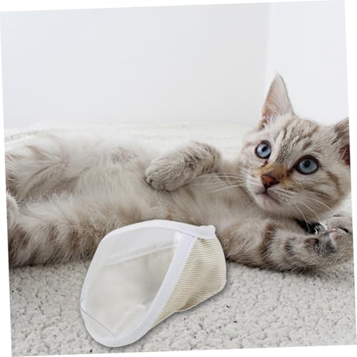 Ojos de gato transpirable accesorio transparente antimordeduras para viaje 5