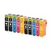 Produktbild 10 Logic-Seek Tintenpatronen kompatibel mit HP 364XL 4X BK, 2X CMY. Black 28ml, Color je 18ml