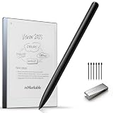 Magnetic EMR Stylus for Remarkable 2/1/Kindle Scribe/BOOX/Wacom One, No Charging or Batteries, 4096 Pressure Levels, Palm Rejection, Eraser, EMR Pen for Samsung Tablet, Compatible with EMR Devices