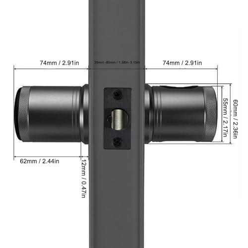 Serrure de Porte Intelligente Reconnaissance Rapide et Contrôle Application - 3